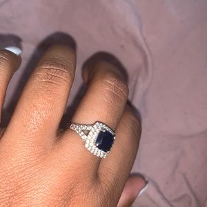 Sterling silver and Cubic Zirconia ring